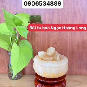 Bát tụ bảo Ngọc Hoàng Long chiêu tài hút tài lộc kèm đế