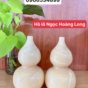 Cặp Hồ lô Ngọc Hoàng Long hạnh phúc đôi lứa, thu tài hút lộc. Trấn tà khí thị phi